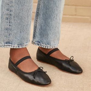 Loeffler Randall Leonie Black Ballet Flat - worn but good condition